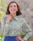 Leigh Tana Lawn™ Long Sleeve Blouse