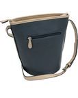 Julie Zipped Leather Look Handbag