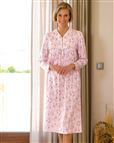 Blair Floral Long Sleeve Cotton Nightdress