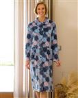 Slenderella Button Dressing Gown Layla