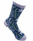 Ladies Floral Cotton Socks