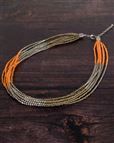 Cilla Multi-stranded Beaded Ladies Necklace