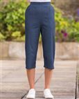 Tamara Pure Cotton Pull On Crop Trousers