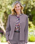 Sandown Mauve Wool Mix Fully Lined Ladies Jacket