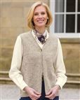 Nina V Neck Pure Shetland Wool Waistcoat