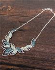 Freya Sculpted Leaf Design Ladies Necklace