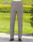 Radwell Checked Pull On Wool Blend Trousers