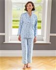 Slenderella Odette Floral Long Sleeve Cotton Pyjamas