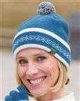 Ladies Pure Wool Pom Pom Hat