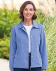 Edna Blue Peached Fitted Jacket
