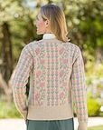 Melina Long Sleeved Floral Lambswool Cardigan