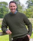 Alistair Honey-Comb Affect Pure Wool Jumper Mens