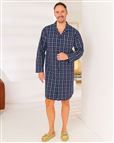 Slenderella Pure Cotton Checked Nightshirt