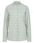 Bexley Checked Pure Cotton Long Sleeve Blouse