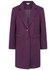 Cassandra Berry Crombie Style Lined Coat