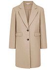 Cassandra Camel Crombie Style Lined Coat