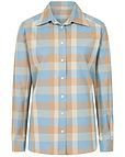 Aubrey Checked Pure Cotton Long Sleeve Blouse