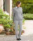 Ada Grey Button Detail Turtle Neck Jumper