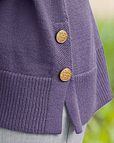 Ada Hyacinth Button Detail Turtle Neck Jumper