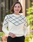 Leah Patterned Roll Neck Jumper