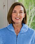 Gloria Blue Floral Fleece Dressing Gown