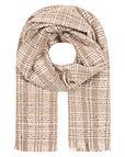 Evelyn Checked Pure Viscose Scarf