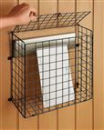 Door Mounted Letter Cage