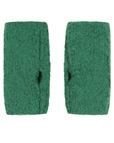 Madeline Green Wool Mix Wrist warmers