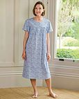 Andi Floral Pure Cotton Short Sleeve Nightdress