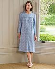 Andi Floral Pure Cotton Long Sleeve Nightdress