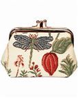 Tapestry Pocket Kiss Lock Coin Purse