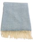 Luxury Pure Wool Herringbone Throw