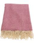 Luxury Pure Wool Herringbone Throw
