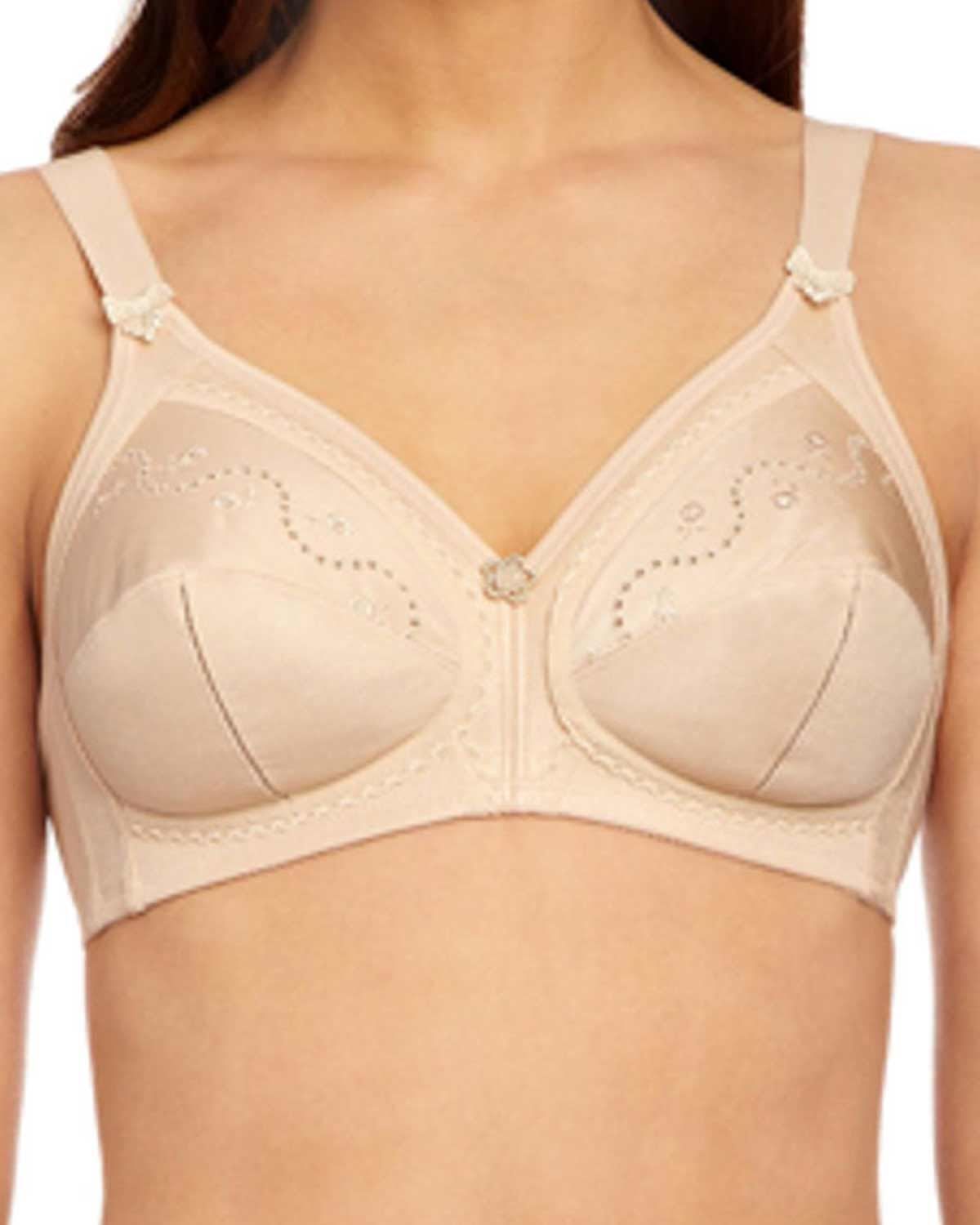 Buy TRIUMPH White Doreen + Cotton Bra 46C, Bras