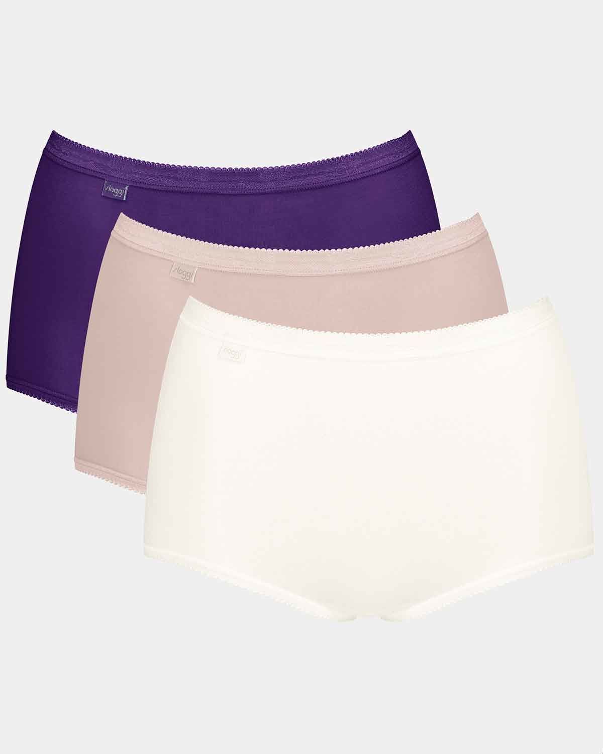 3pk Basic+ Maxi Holiday Full Briefs, Sloggi