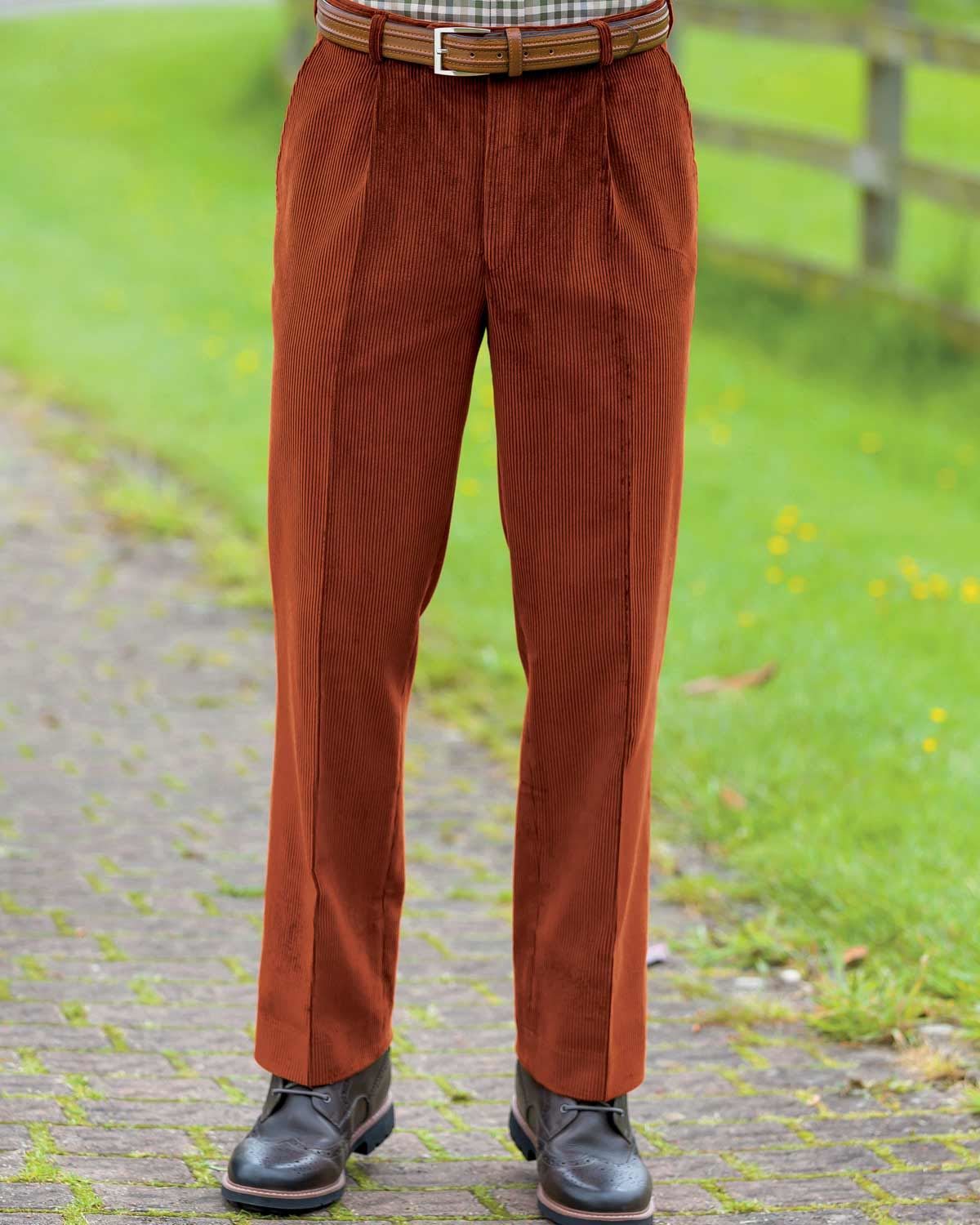 Corduroy Trousers  Soft Green