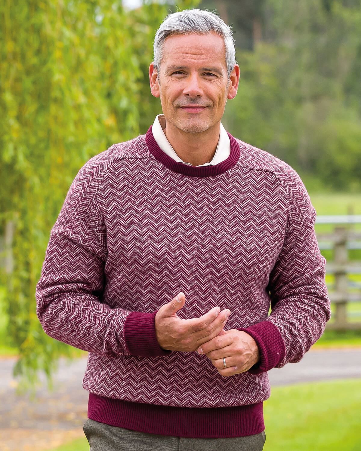 herringbone sweater mens