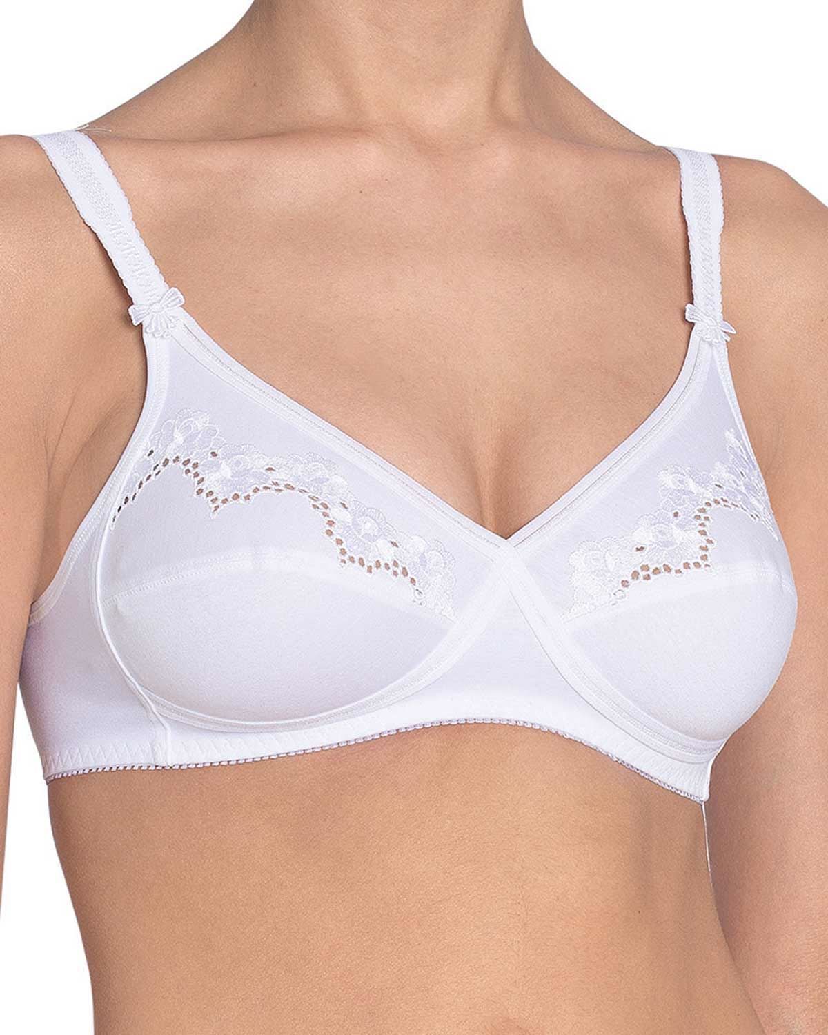 Ladies Elasti-Cross + Cotton Bra Triumph. Machine Washable.