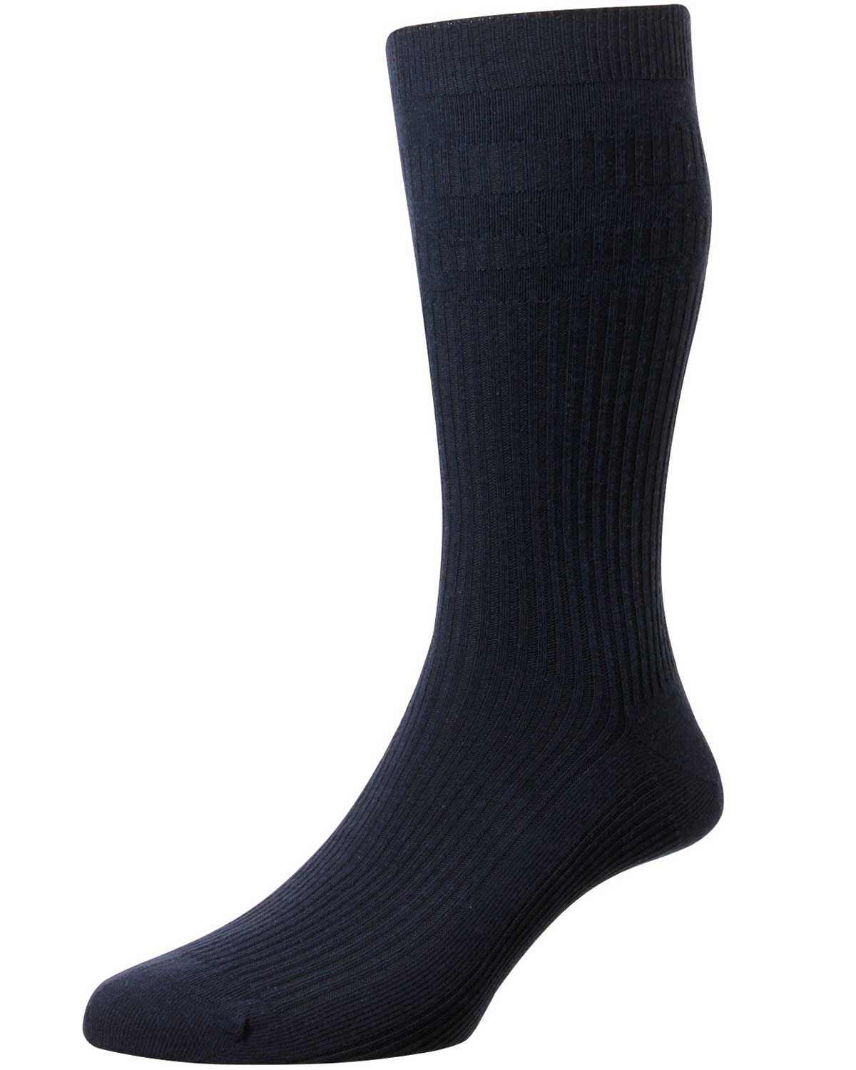 Mens Cotton Rich Soft Top Sock | James Meade | Sizes 7-12