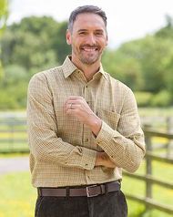 Cartmel Mens Long Sleeve Casual Check Shirt