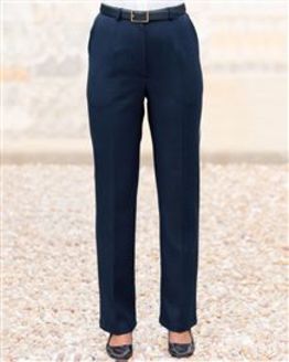 Navy Double Layer Trousers