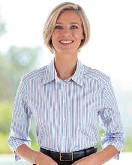 Joyce Striped Pure Cotton Blouse