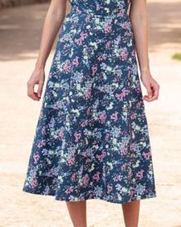 June Floral Pure Cotton Skirt