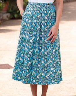 Bessie Floral Pure Cotton Skirt