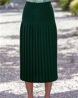 Corbridge Pure Wool Pleated Skirt