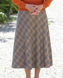 Helston Easycare Classic Check Skirt