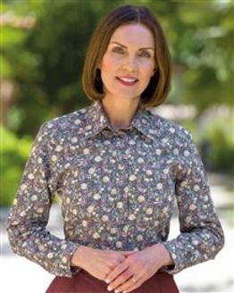 Esther Pure Cotton Patterned Blouse