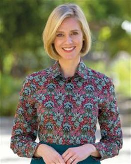 Carly Tana Lawn™ Long Sleeve Blouse