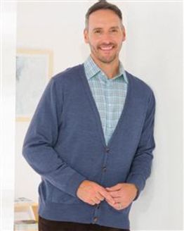 Merino Cardigan  Mens