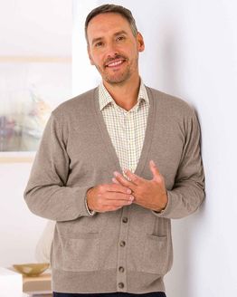 Merino Cardigan  Mens